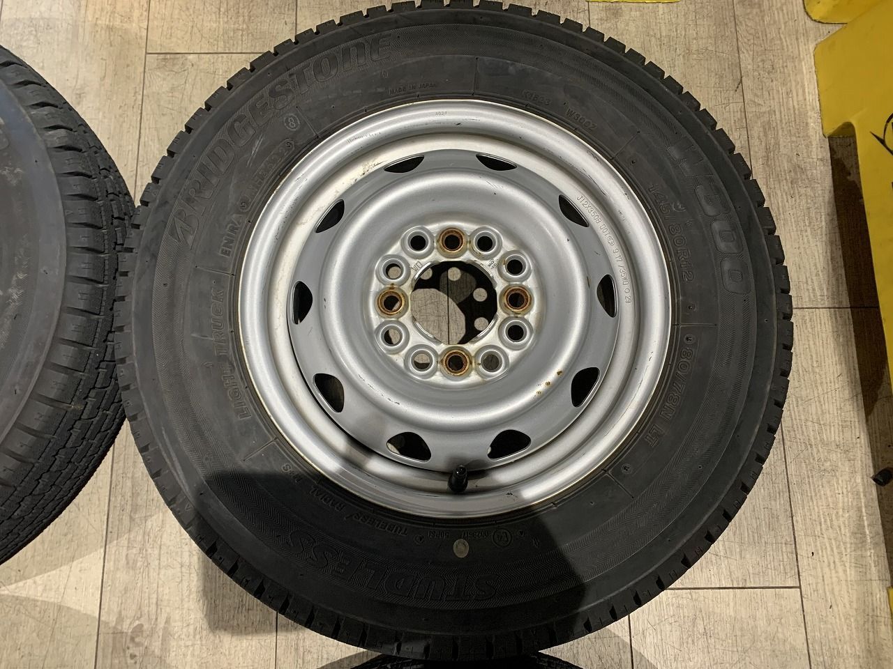 車 【2512036】スタッドレス スチールホイール 12インチ 3.5J PCD100 