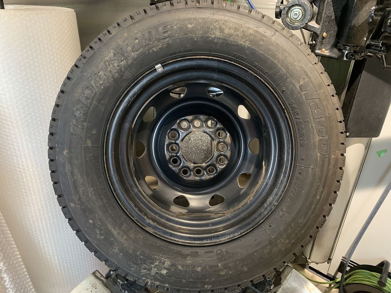 車 【2512036】スタッドレス スチールホイール 12インチ 3.5J PCD100 