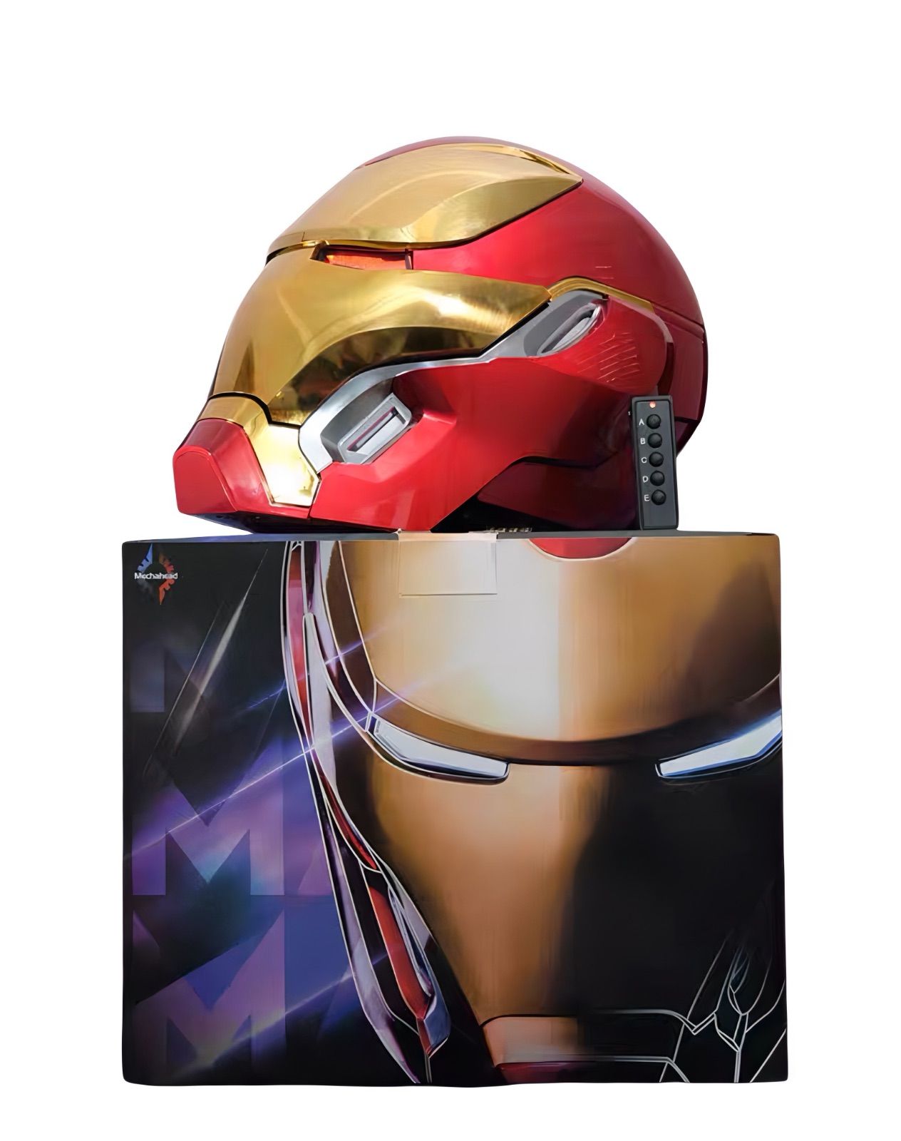 アイアンマン マスク ヘルメット mk 50 高可動 精密機動 ironman 音声 タッチセンサー リモコン付属