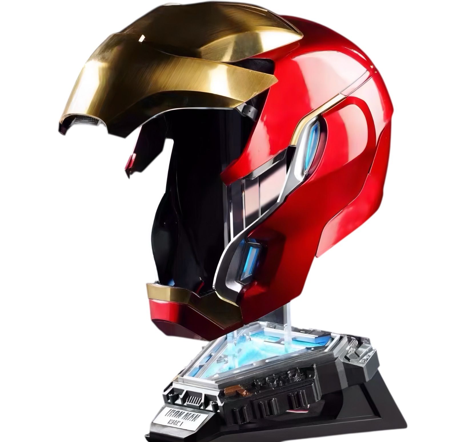 アイアンマン マスク ヘルメット mk 50 高可動 精密機動 ironman 音声 タッチセンサー リモコン付属