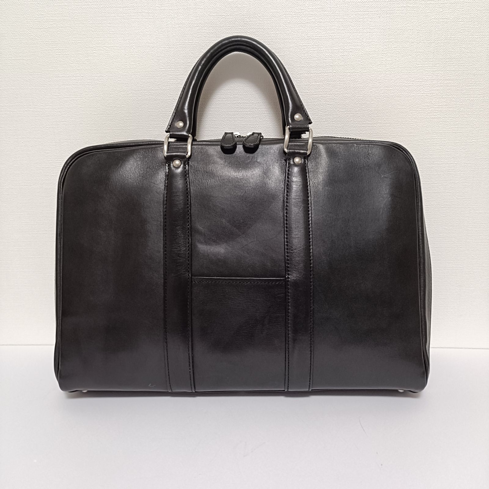 ポーター タンド 本革レザー ブリーフケース ビジネスバッグ 栃木レザー ブラック