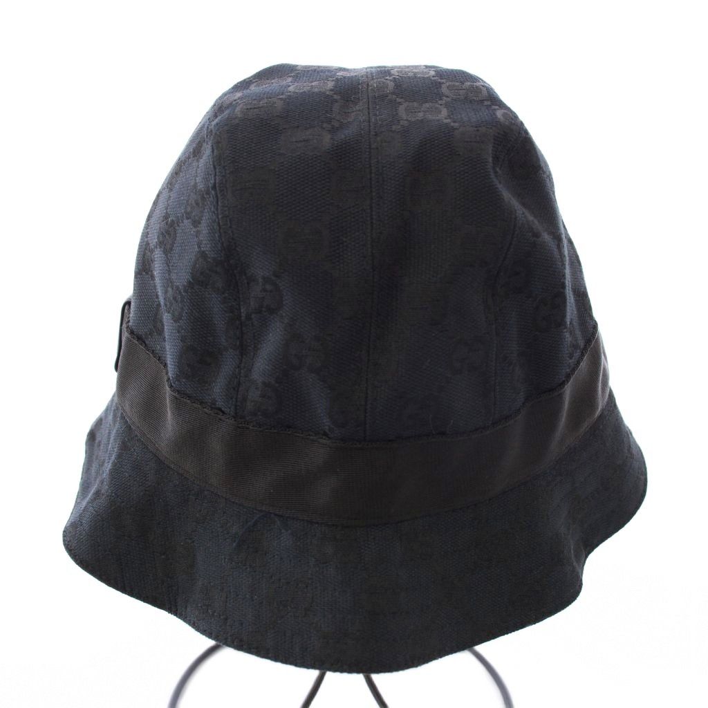 グッチ GUCCI バケットハット 帽子 GG柄 ブラック /TK □OH - メルカリ