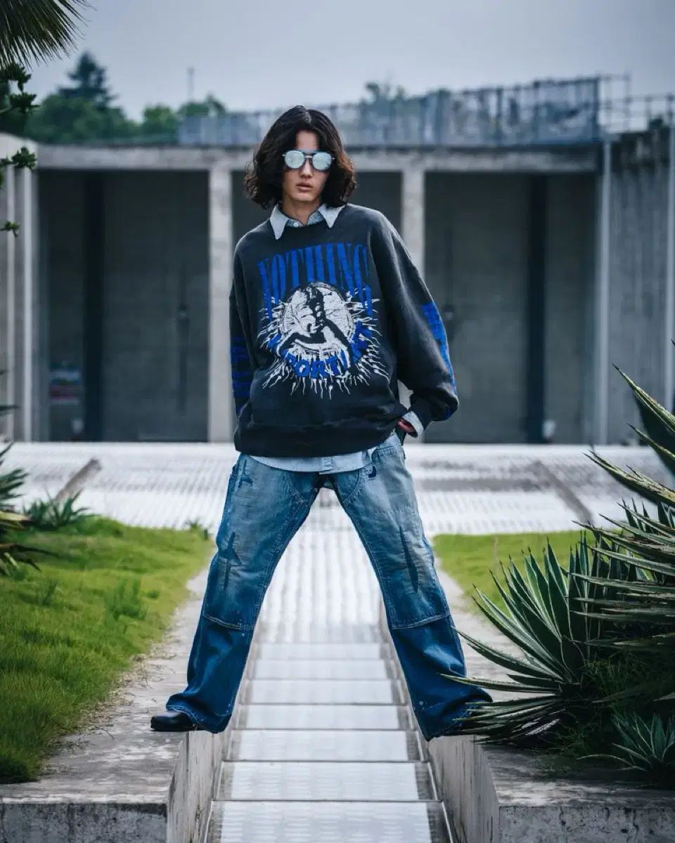 SAINT MICHAEL セント マイケル COS コス ケイジ カワムラ 낫띵 スウェット XL size