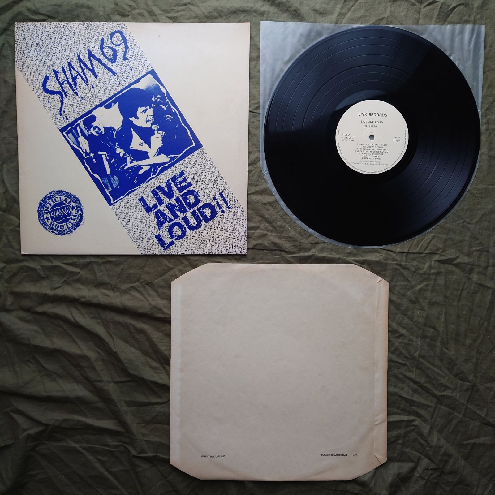 帯付きLP　Sham 69 　Herpham Boys 　エ 帯付きLP Sham 69 Herpham Boys エ 帯付きLP Sham 69 Herpham Boys エ