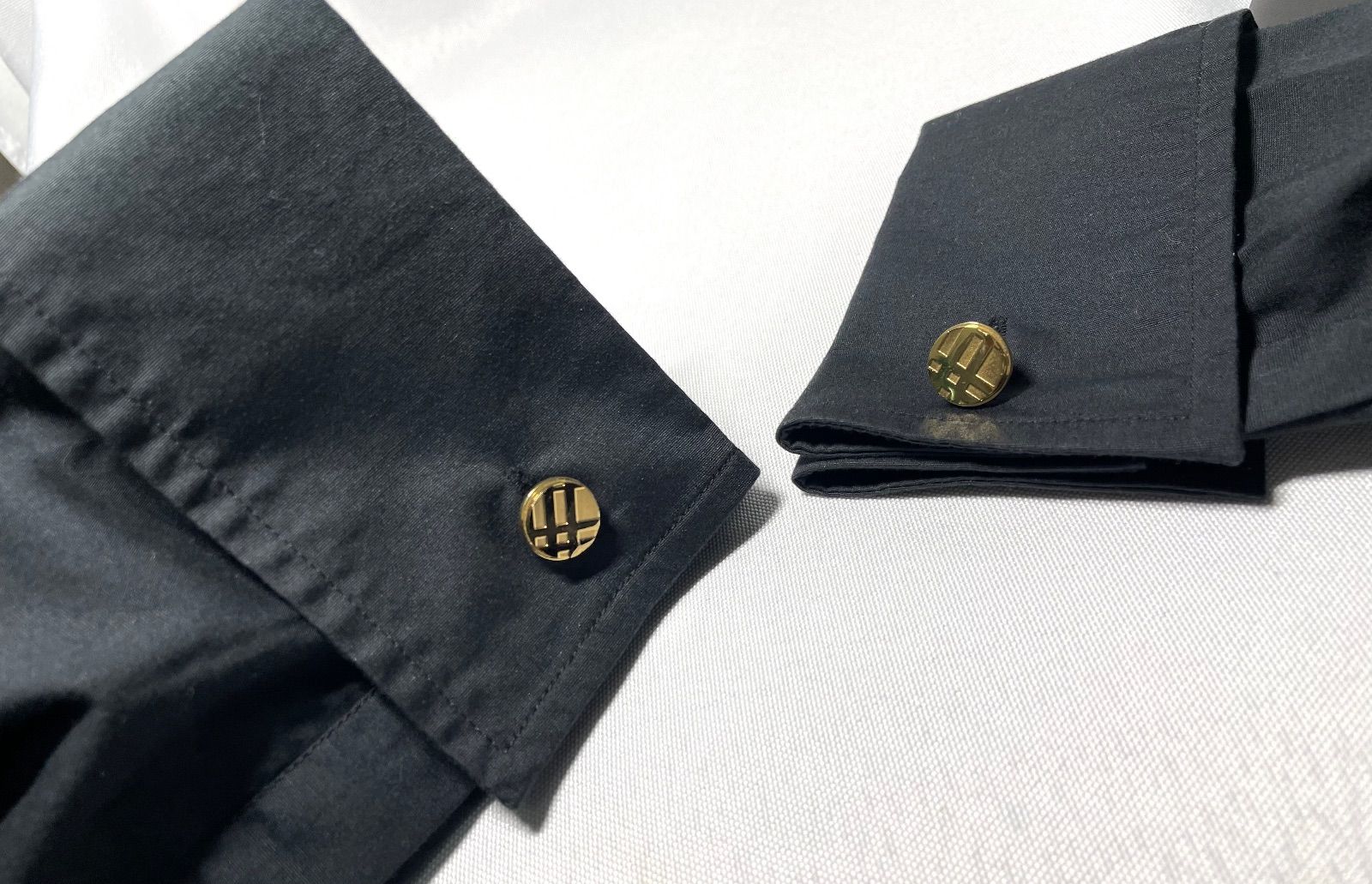 希少 近年モデル Burberry バーバリー チェックライン 艶消し&鏡面