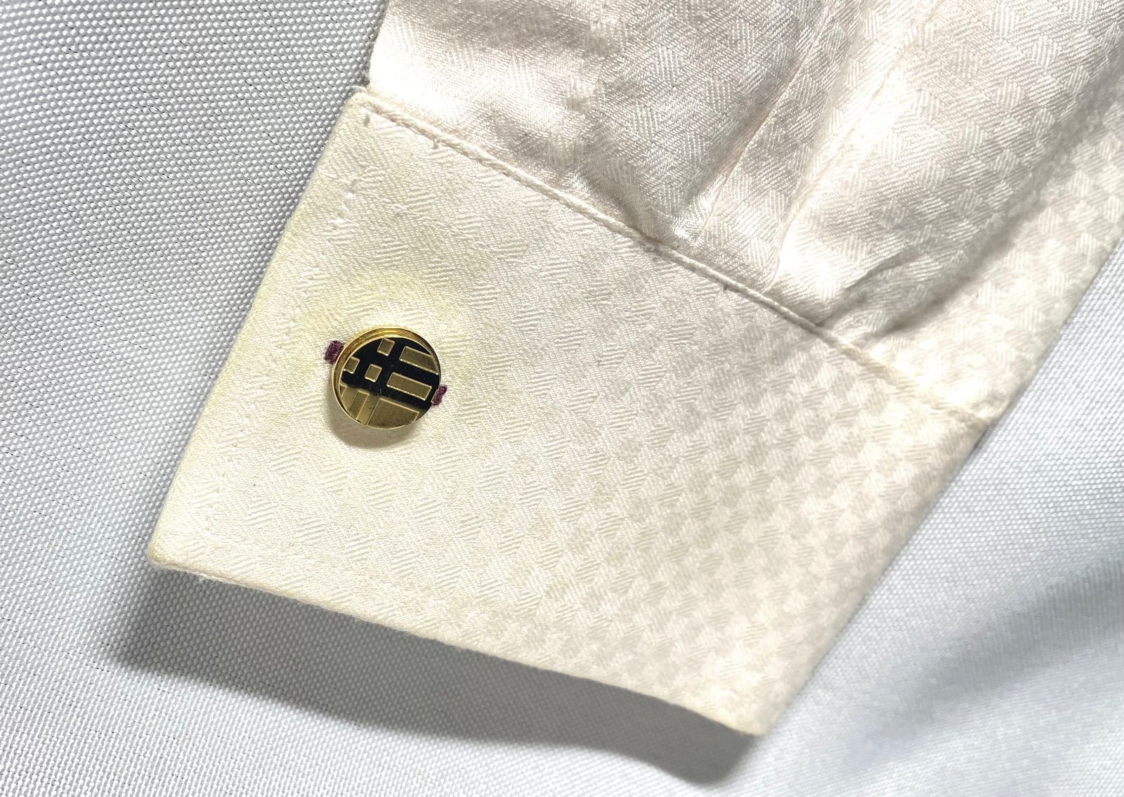 希少 近年モデル Burberry バーバリー チェックライン 艶消し&鏡面