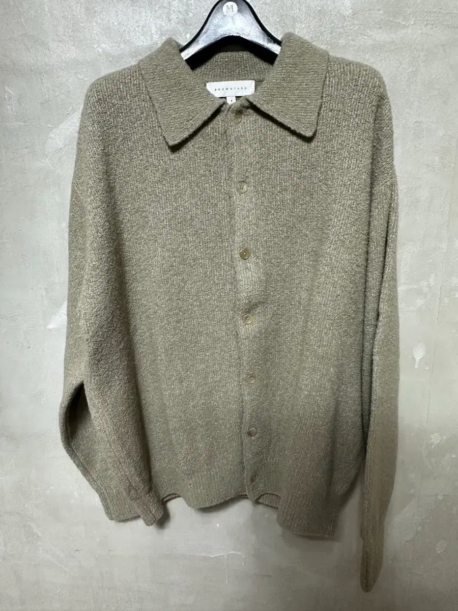 ブラウンヤード カラ KARA カーディガン4 ライト オリーブ