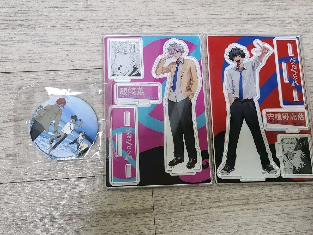 FANTOMあんさんぶるスターズ あんスタ バスターズ ウールモウ 羽風 薫 ディオラマ＋書店特典 バッジ