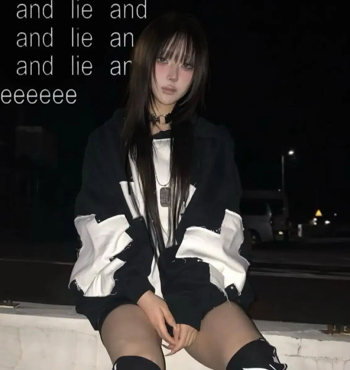 minga london 밍가ロンドン WHOジップアップ チョーカー セット