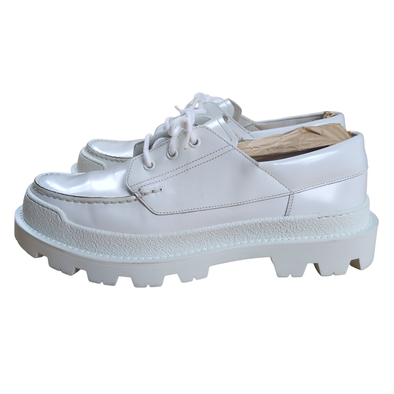 PRADA Commando Sole Moccasin Shoes