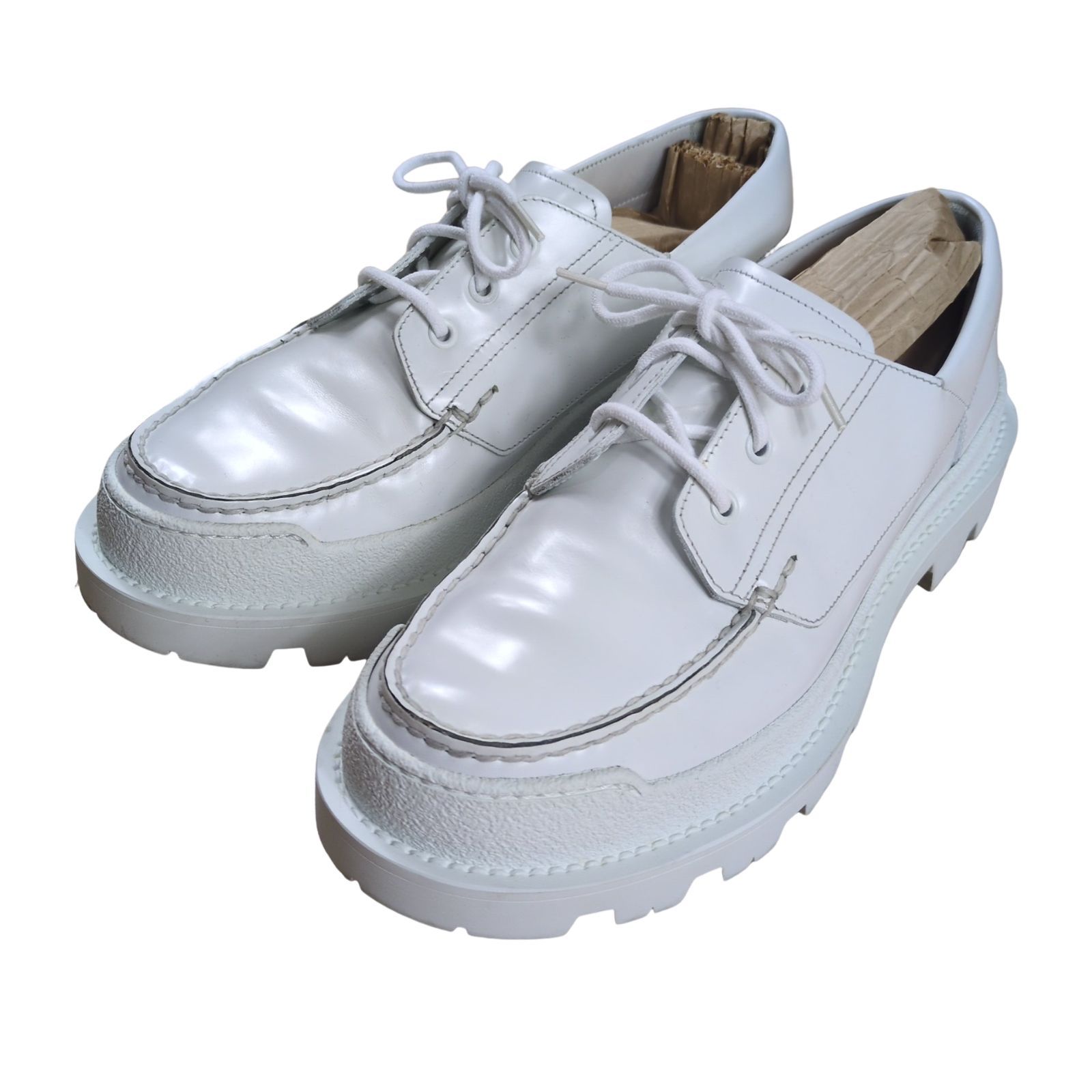 PRADA Commando Sole Moccasin Shoes