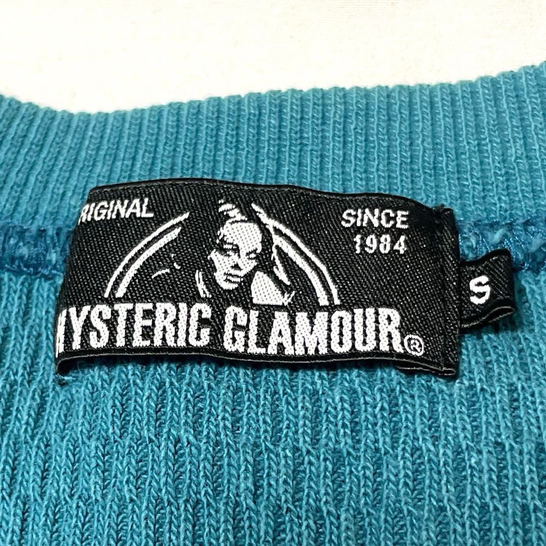 ヒステリックグラマー　サーマル ワッフル ヒステリックグラマー DRIVE-IN サーマルシャツ Sサイズ ターコイズ