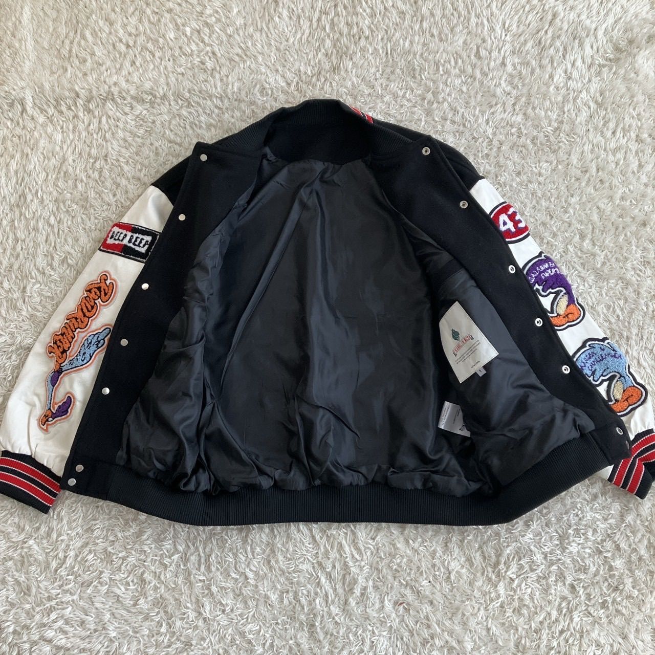 【美品】ロードランナー　スタジャン　FRANKLIN MUSK USA　アメカジ 未使用！FRANKLIN MUSK USA ロードランナー スタジャン スタジアム