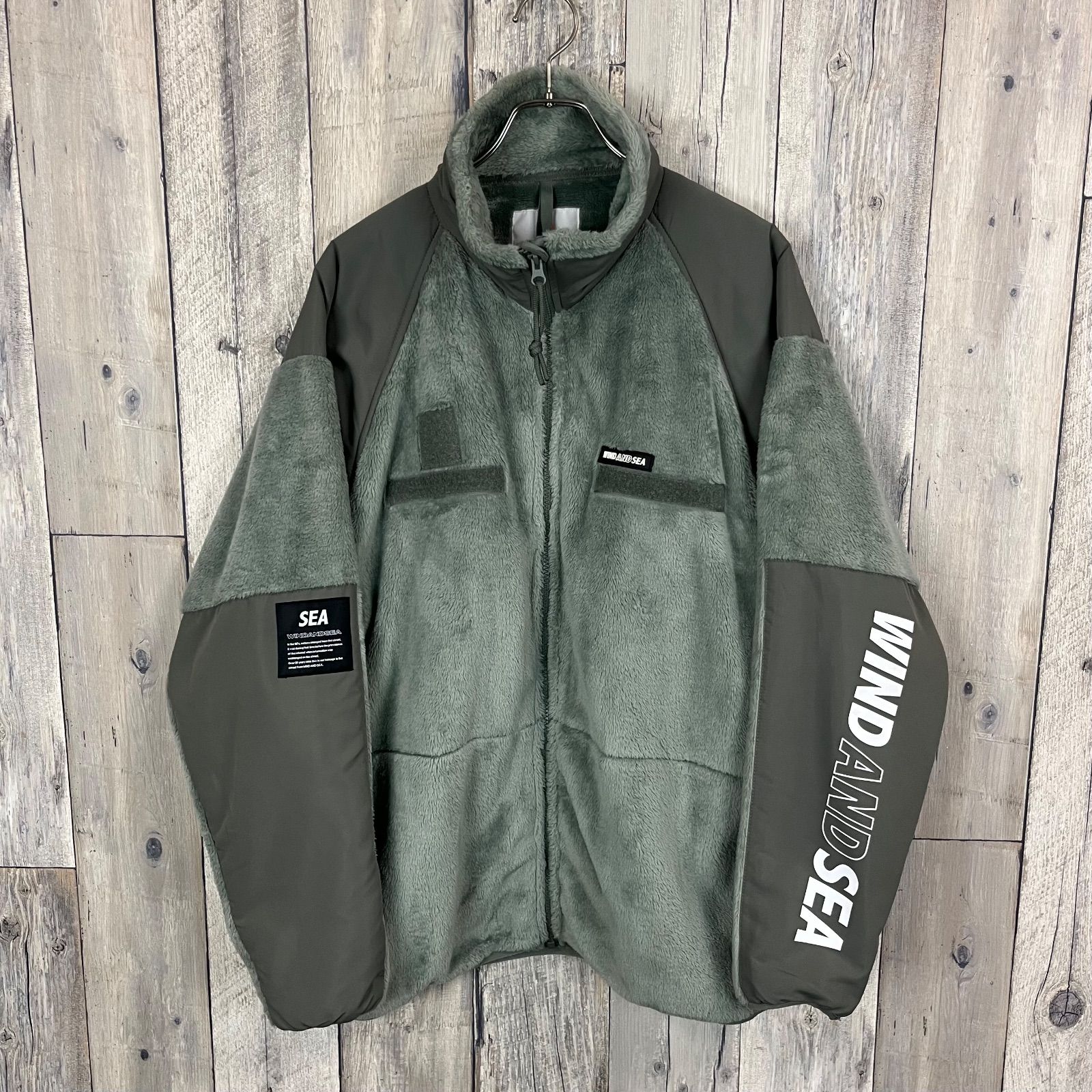 WIND AND SEA ウィンダンシー 19 AW ミリタリー フルジップ フリース ジャケット WDS FLEECE JACKET WDS-19 A-JK-01 メンズ L サイズ