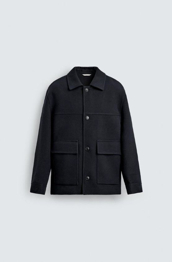 ザラ レギュラーフィット ハーフコート S