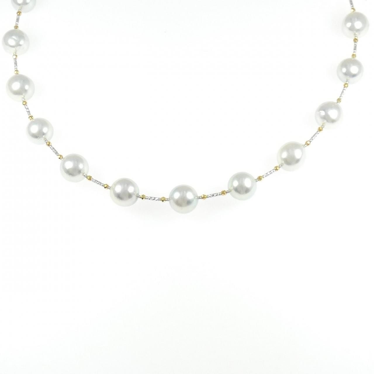 K 18 WG|K YG アコヤパール ネックレス