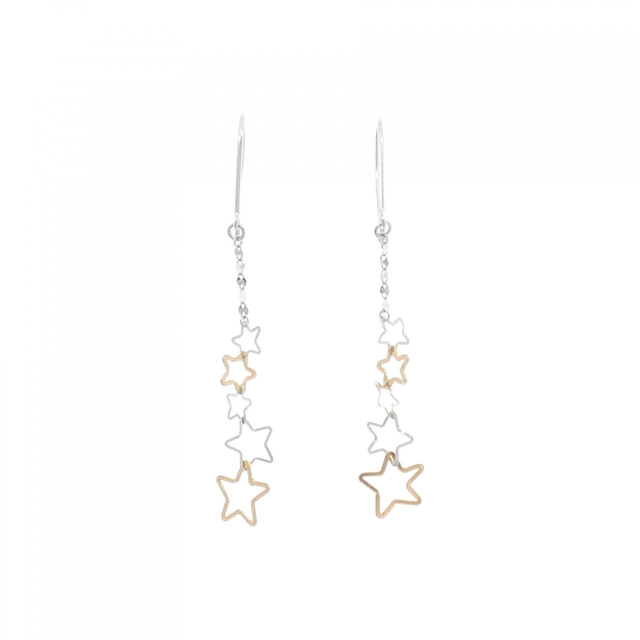 K 24 YG|PT 900 スター ピアス