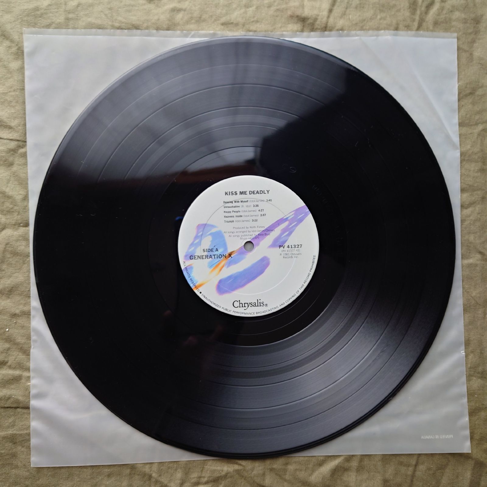 GENERATION X アルバム LP 美盤 激レア 1981年 米国盤 ジェネレーションX Generation X LP