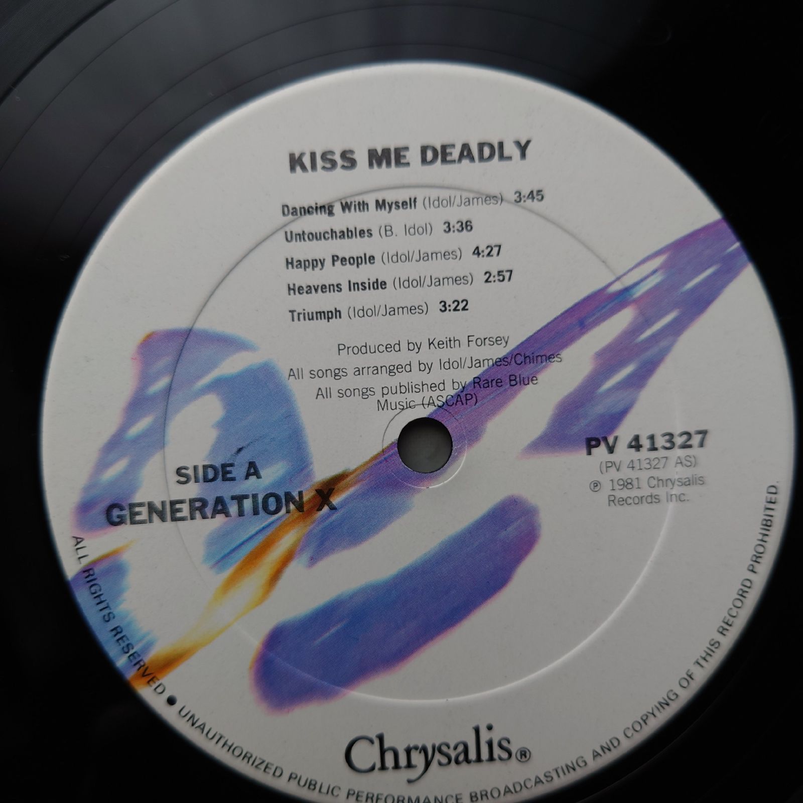 lexa gates レコード 美盤 激レア 1981年 米国盤 ジェネレーションX Generation X LP