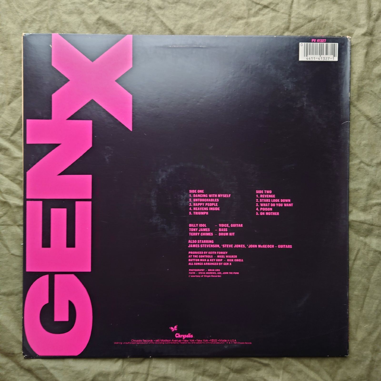 美盤 激レア 1981年 米国盤 ジェネレーションX Generation X LP