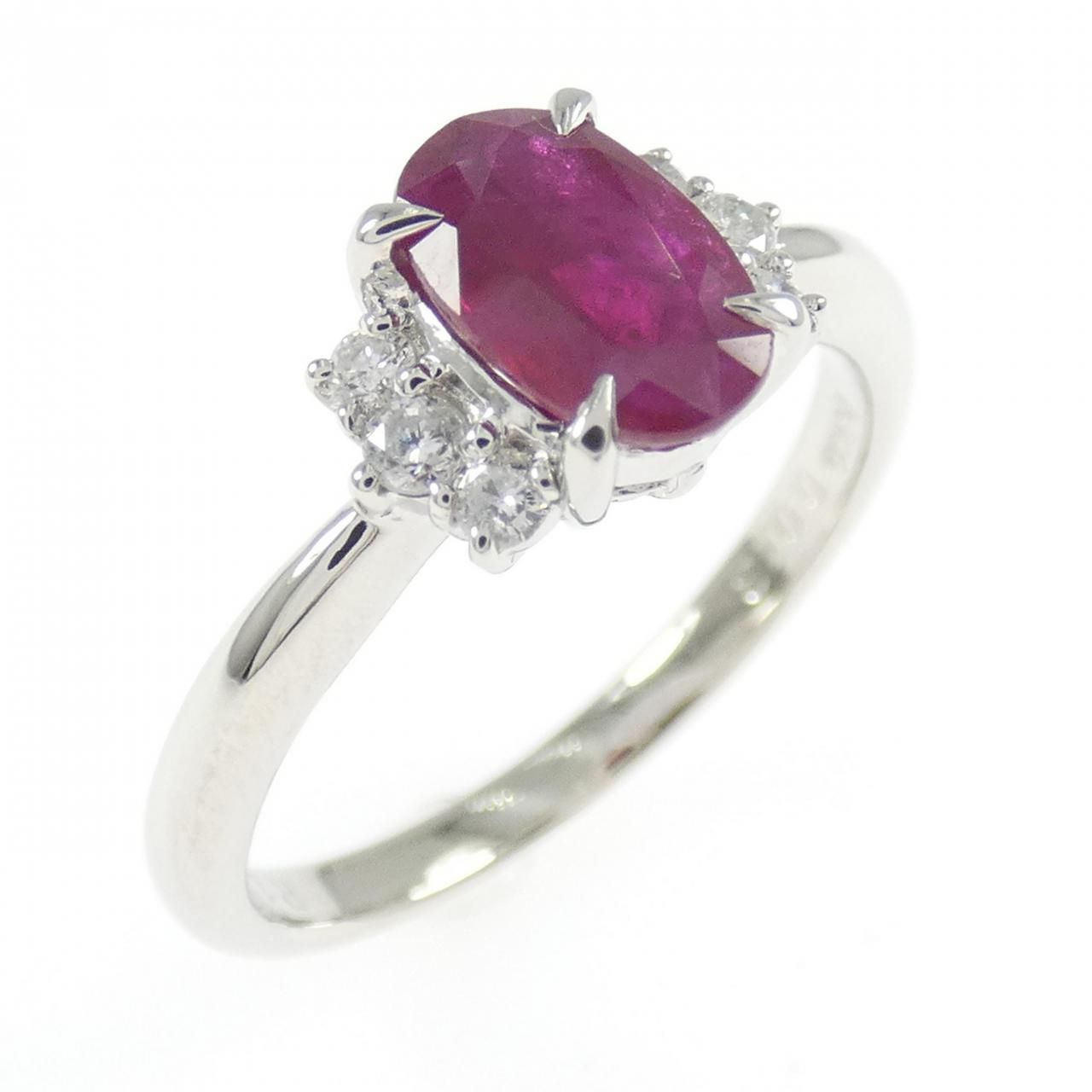 PT 900 ルビー リング 1.12 CT