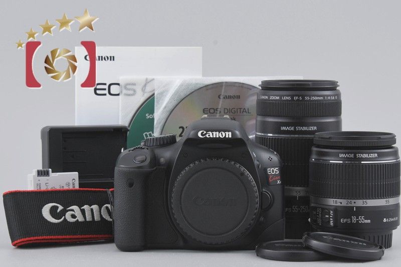 Canon キヤノン 【】Canon キヤノン EOS 節約 Kiss X4 ダブル