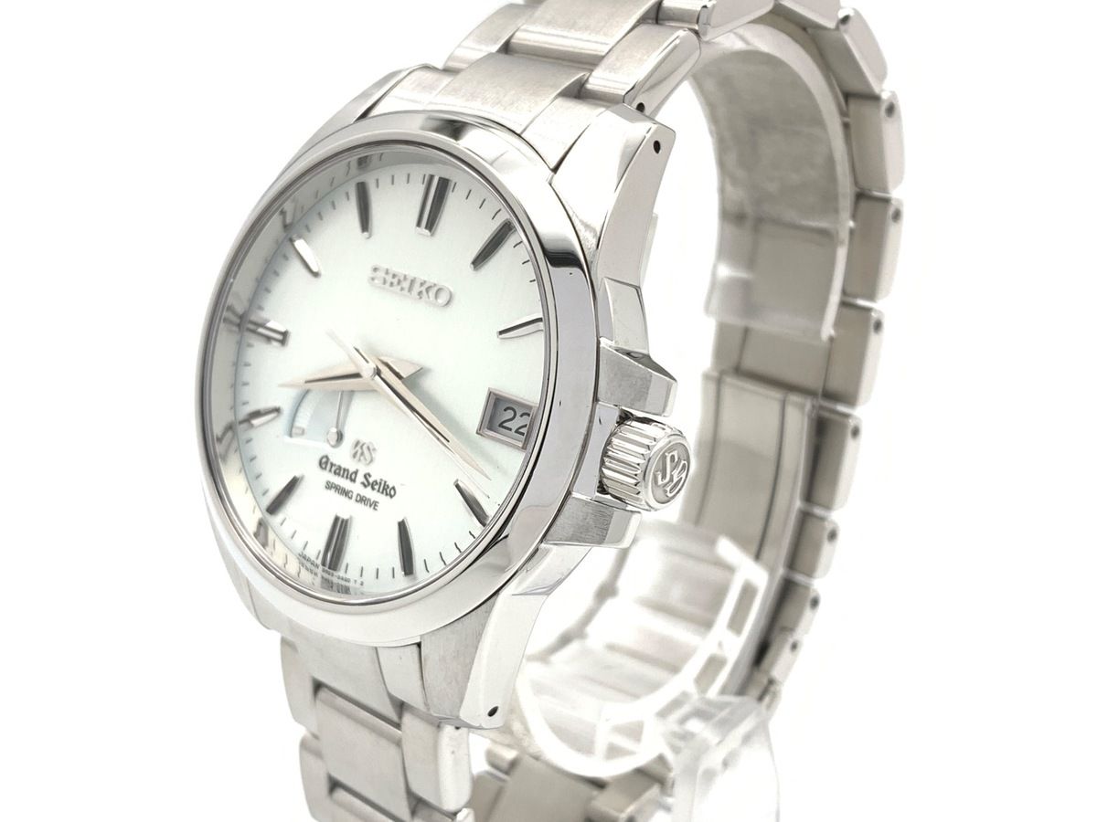  グランドセイコー スプリングドライブ シルバー SBGA 015|9 R 65-0 AG 0 ステンレススティール 腕時計(クォーツ) 腕時計(アナログ)