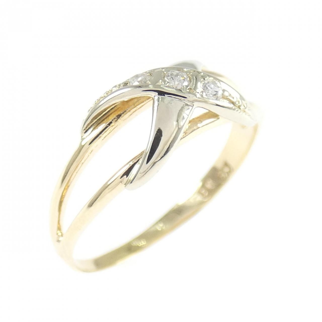 K 10 YG|K WG ダイヤモンド リング