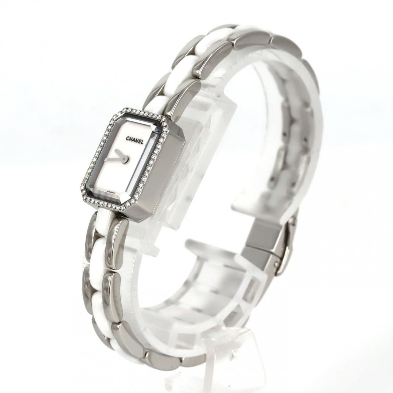 シャネル プルミエール SSxセラミック/D H2132 SS クォーツ - メルカリ