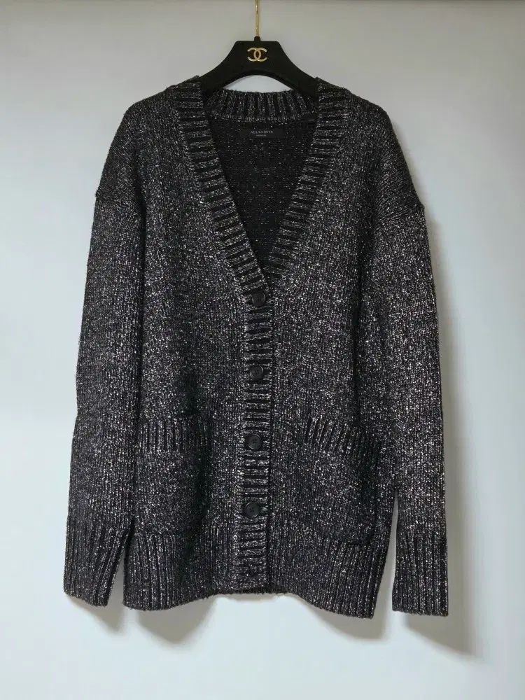 オールセインツ 24 サブリナ グリッター カーディガン M