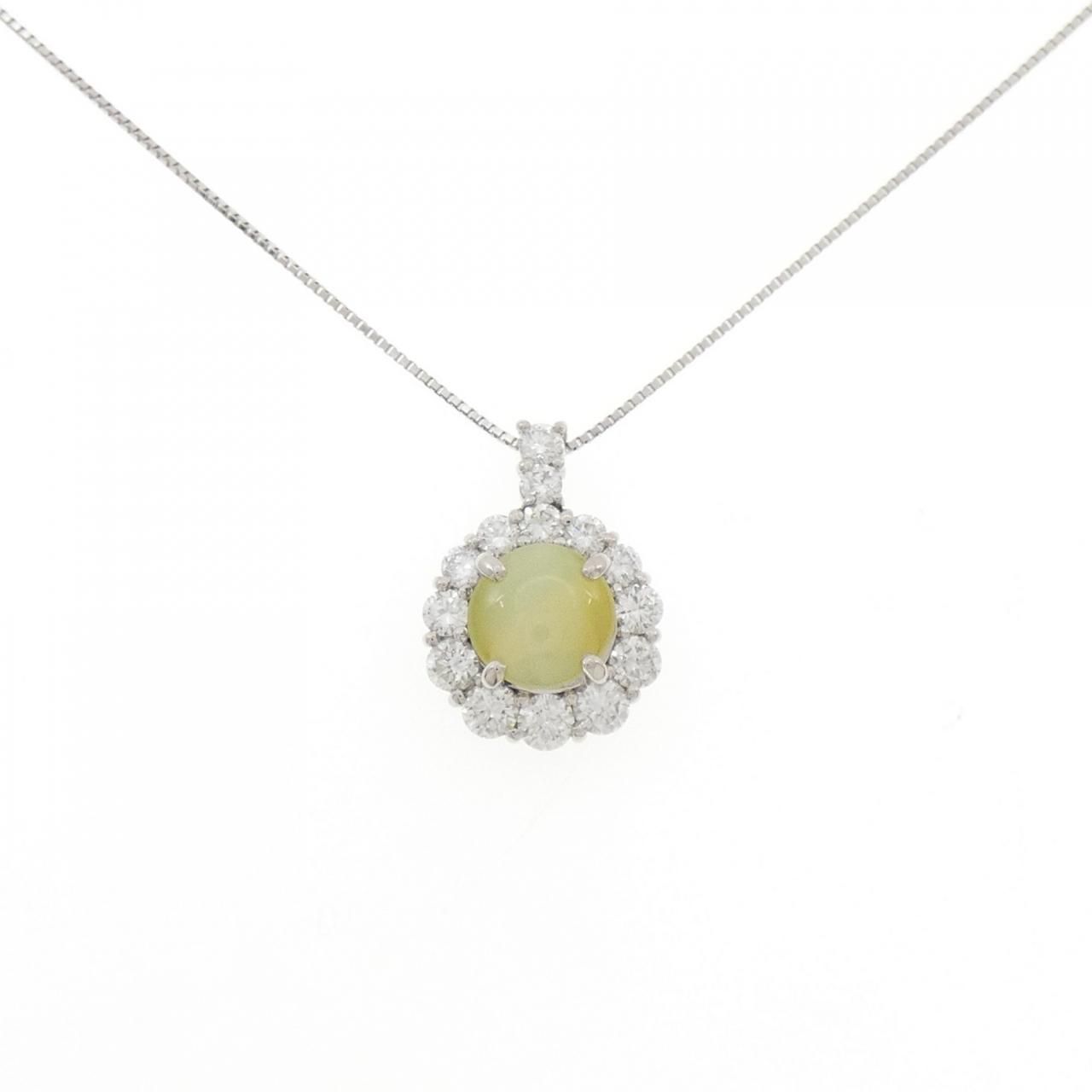 PT 900|PT 850 クリソベリルキャッツ ネックレス 4.26 CT