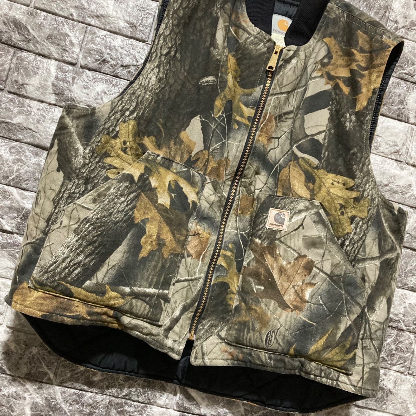 CARHARTT ダックベスト リアルツリー L カーハート DUCK VEST - メルカリ