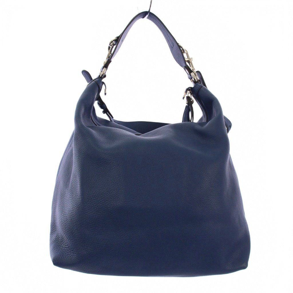 【中古】グッチ GUCCI アイコンビット トートバッグ ハンドバッグ レザー 青 232950 /KH ■OH レディース グッチ GUCCI アイコンビット トートバッグ ハンドバッグ レザー 青