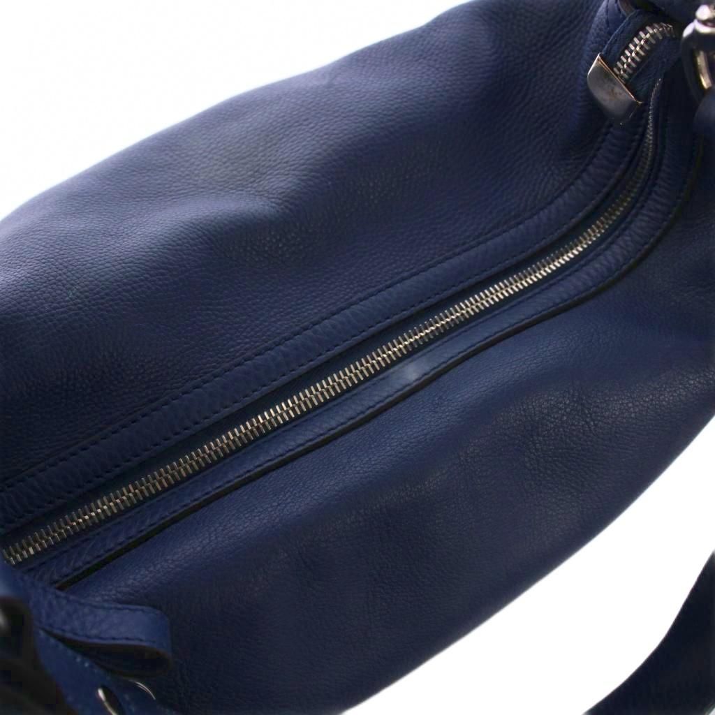 【中古】グッチ GUCCI アイコンビット トートバッグ ハンドバッグ レザー 青 232950 /KH ■OH レディース グッチ GUCCI アイコンビット トートバッグ ハンドバッグ レザー 青