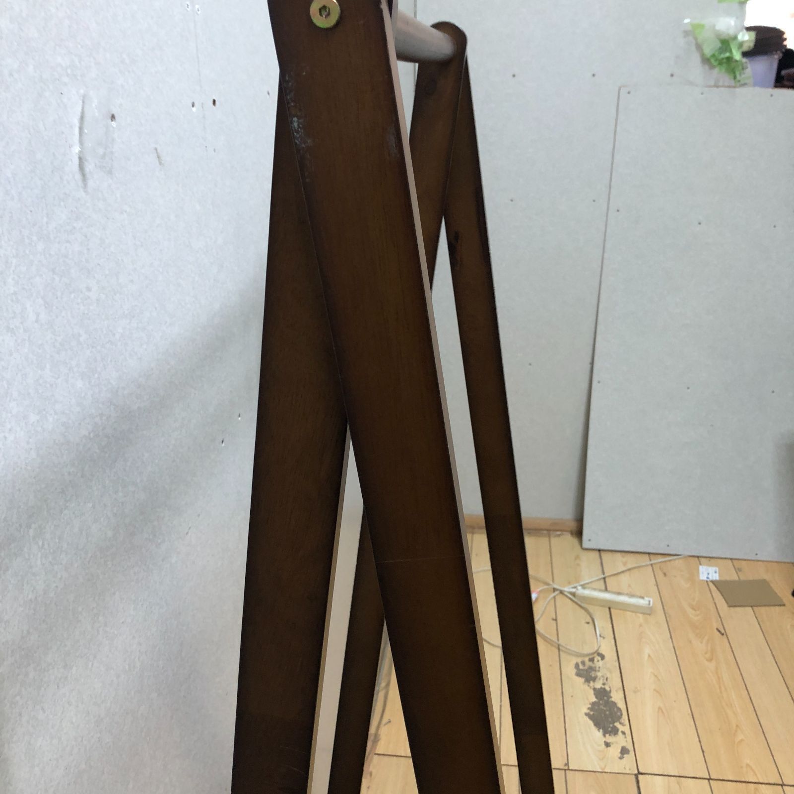 要組立】木製 ハンガーラック コートハンガー 88141-4-②-003 - メルカリ