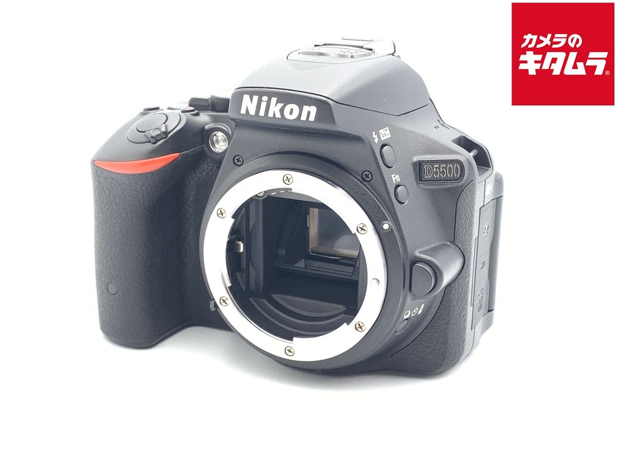 Nikon D5500 ブラックボディ　【中古品】良品 中古】 【良品】 ニコン D5500 ボディ ブラック - メルカリ