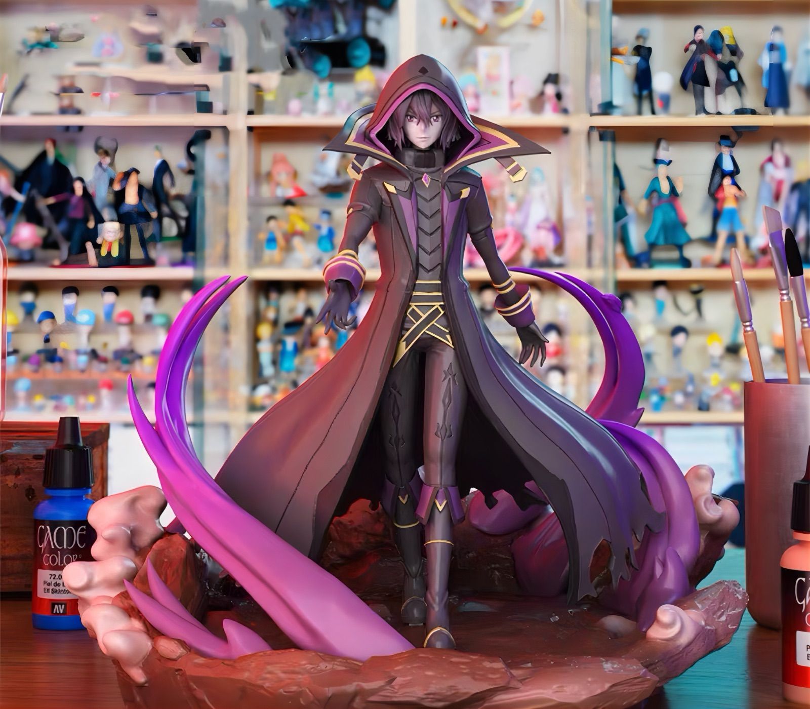 1|8 ガレージキット フィギュア 未塗装 陰の実力者になりたくて シド カゲノー 24 cm