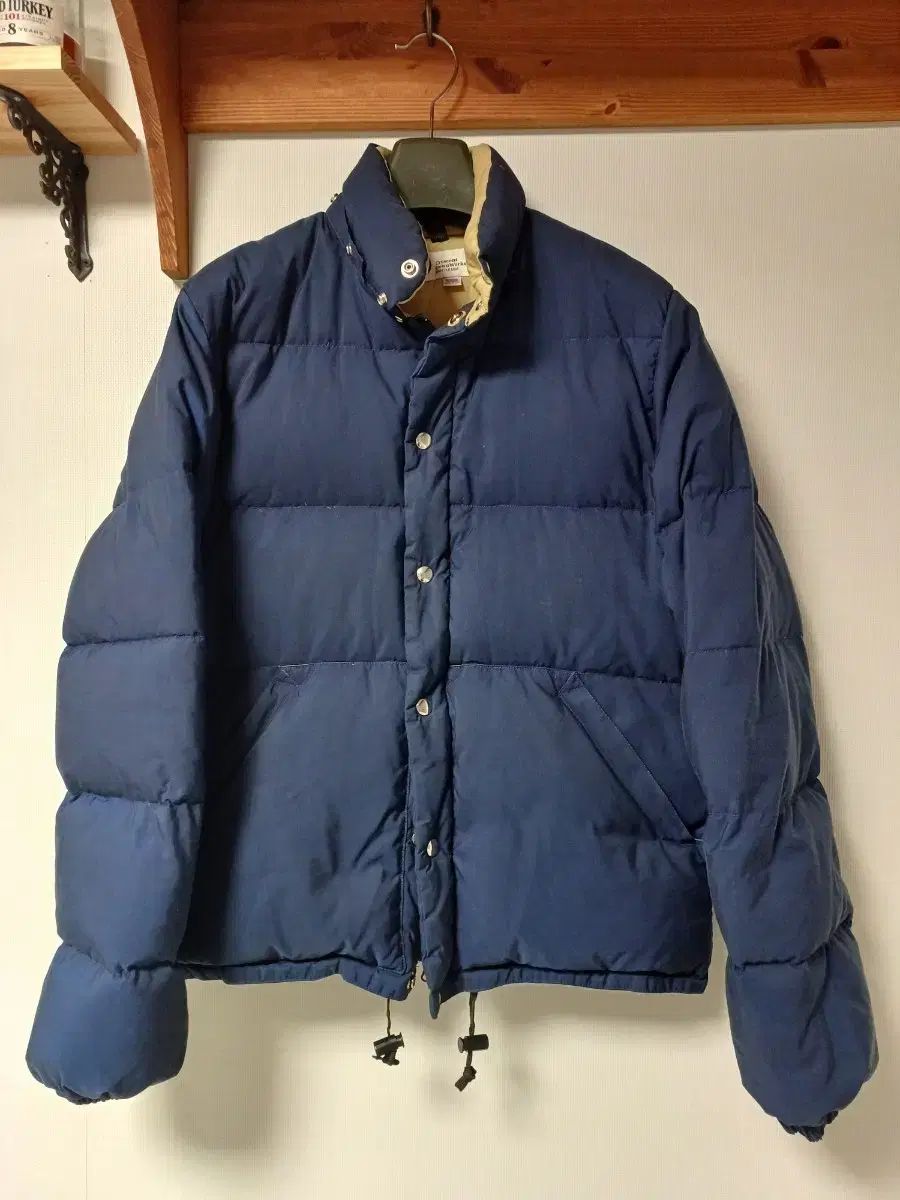 クレセントダウンワークス ダウン セーター ネイビーM