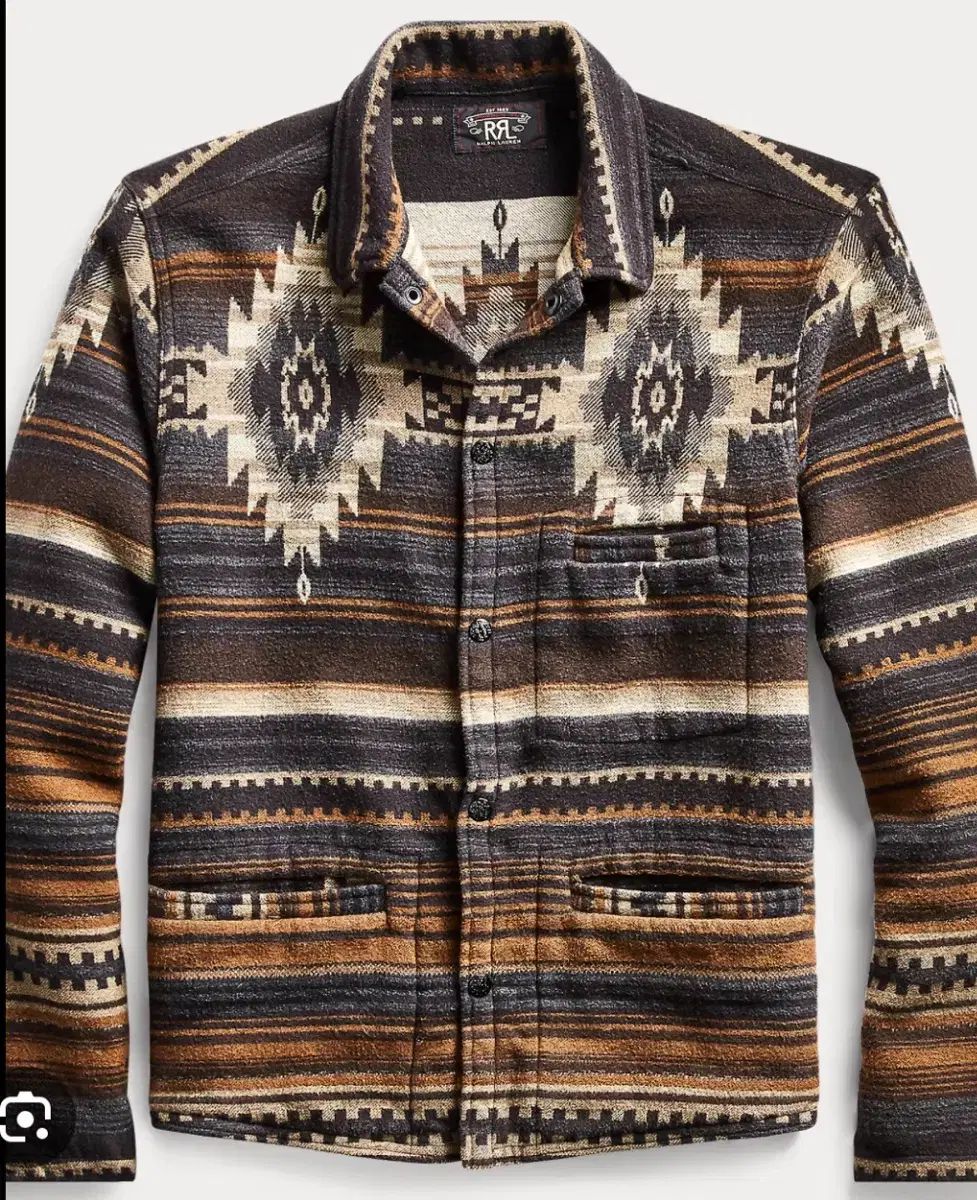 RRA ダブルアールエル ジャカード オーバーサイズシャツ L