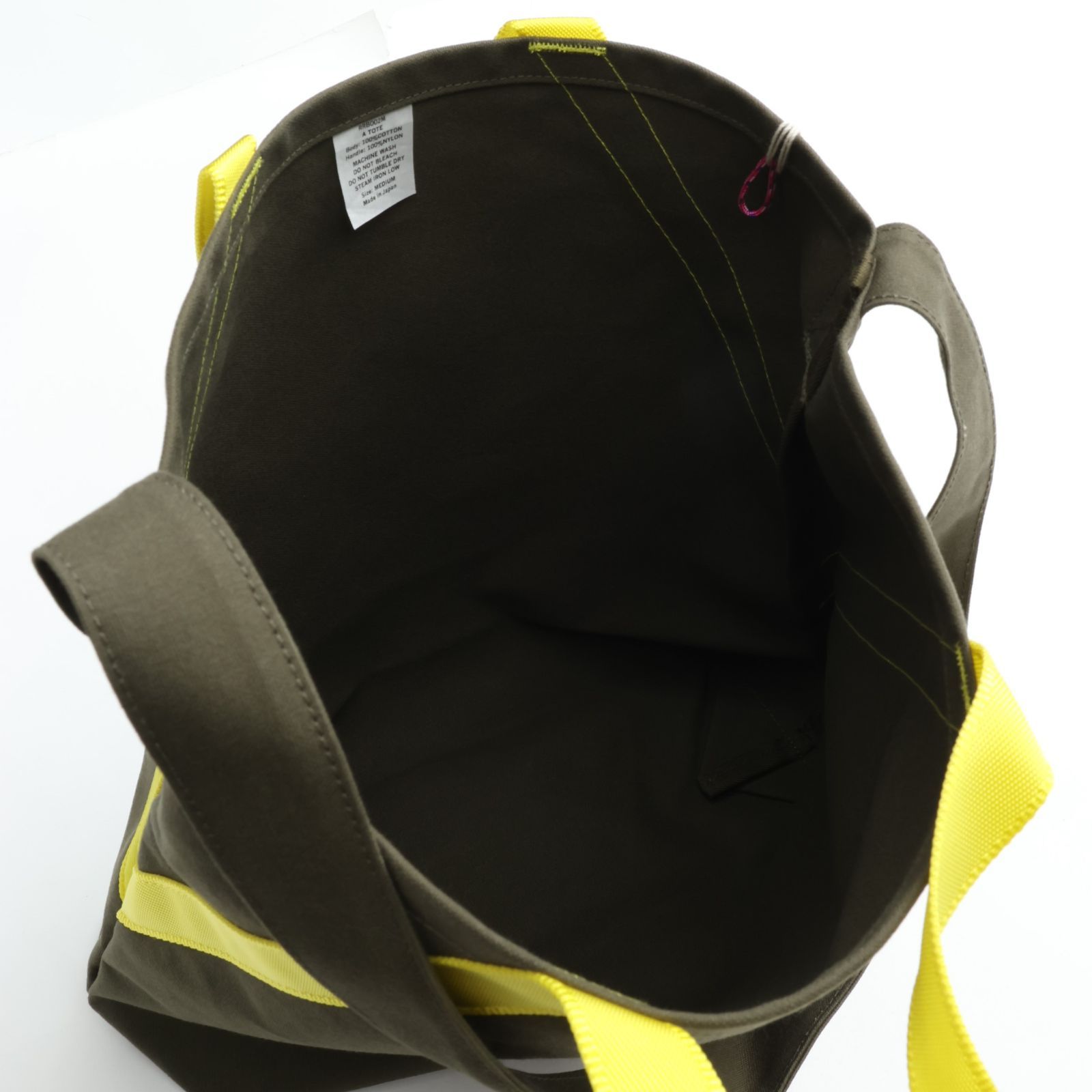 Riprap リップラップ A TOTE（CANVAS） M OLIVE/POLLEN トートバッグ