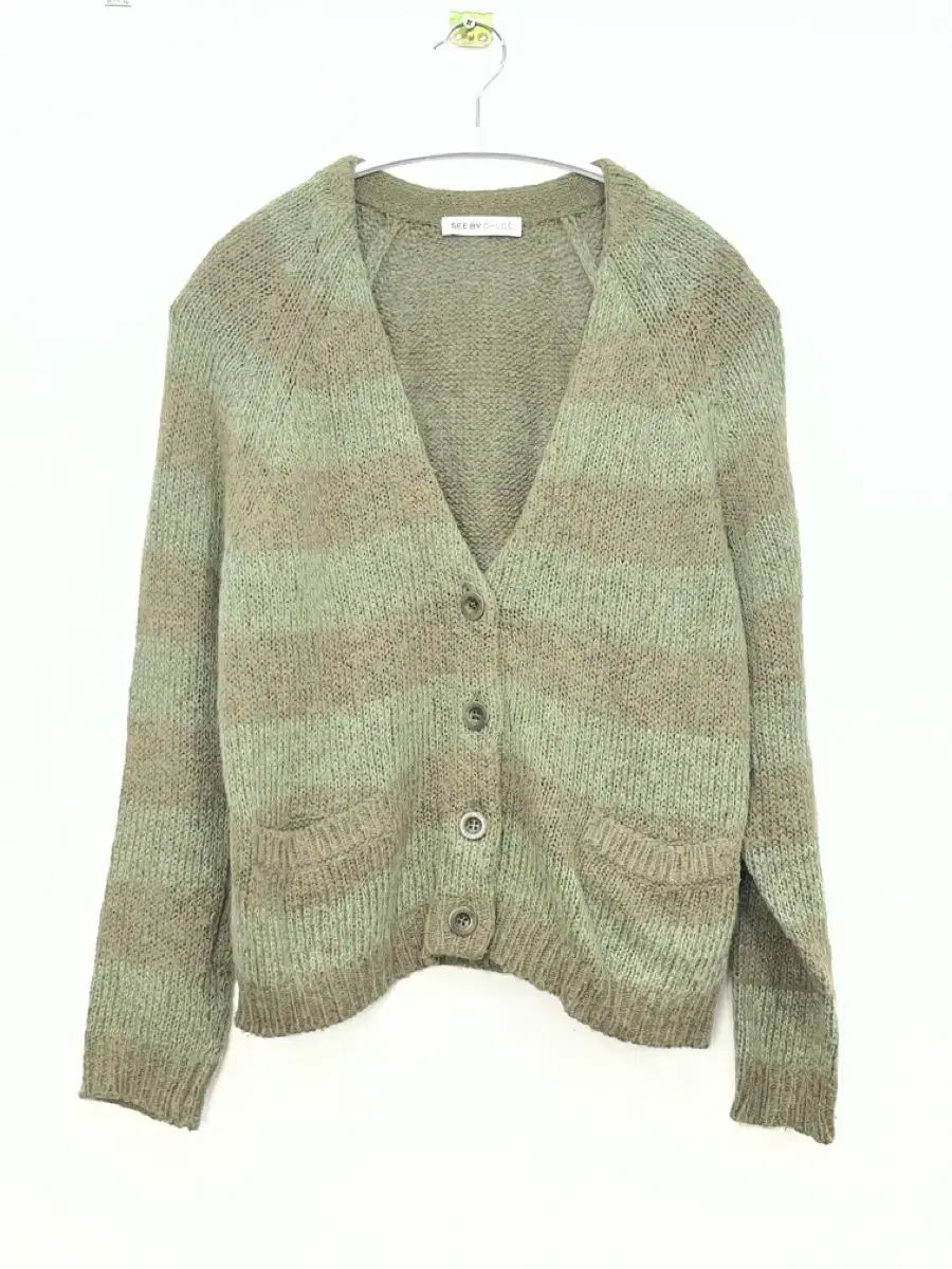 0109 シーバイクロエ ストライプ カーディガン レディース サイズ 95