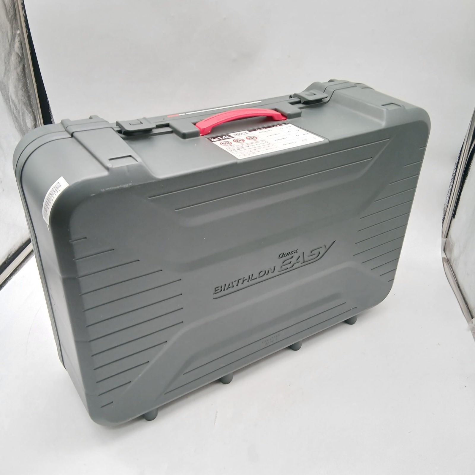 No.4751 カーメイト 簡単装着 日本製 JASAA認定 非金属 タイヤチェーン バイアスロン クイックイージー QE 14 L ブラック