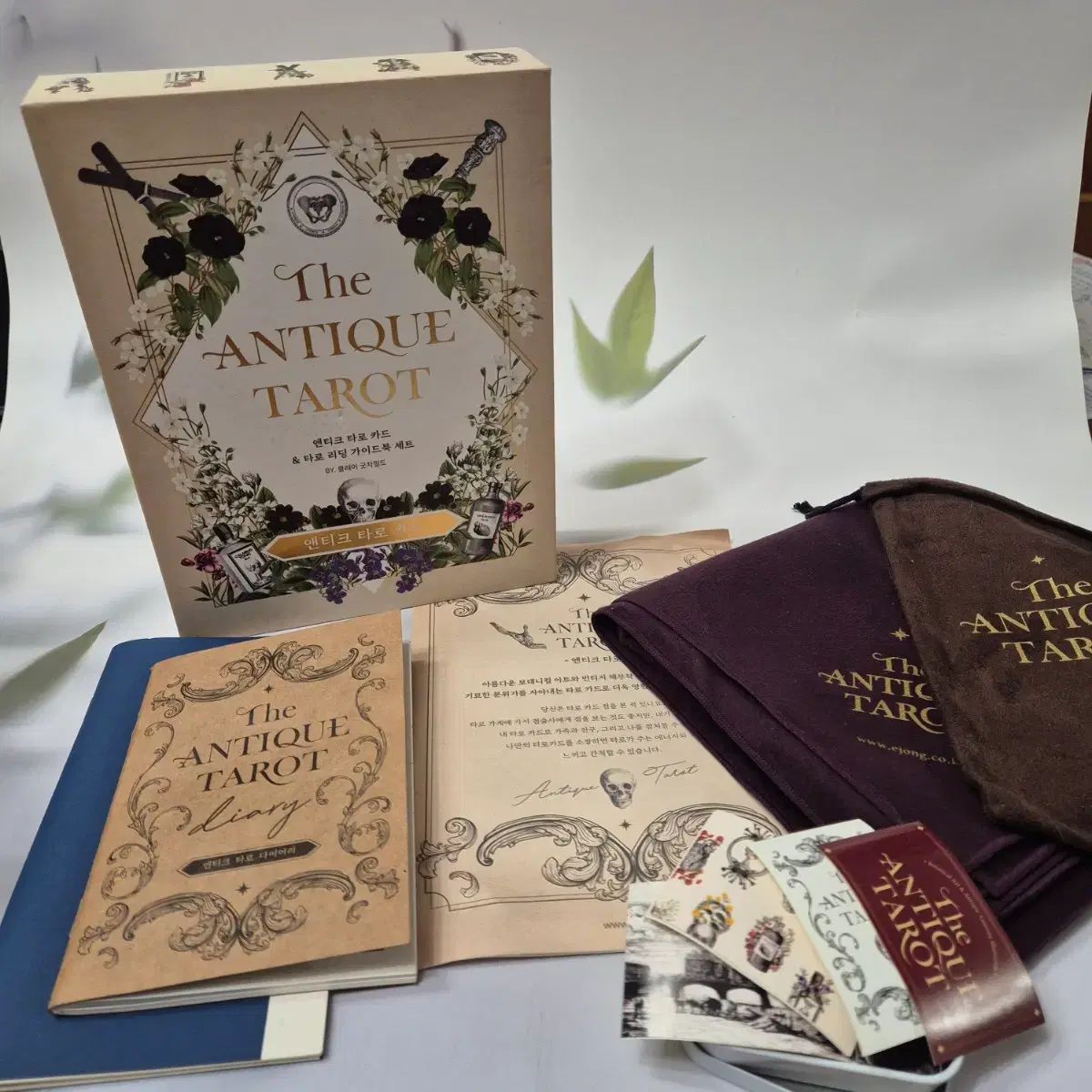 アンチック タロット フルセット ダイアリー スプレッドクロス ポケット ステッカー エコバッグ