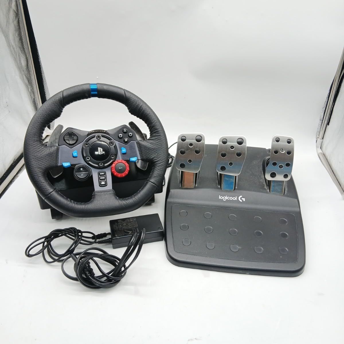 No.4754 Logicool G USB ハンコン 29 グランツーリスモ7 PS 5 4 PC ハンドル コントローラー レーシング ゲーム ドライビングフォース LPRC-15000 ステアリング