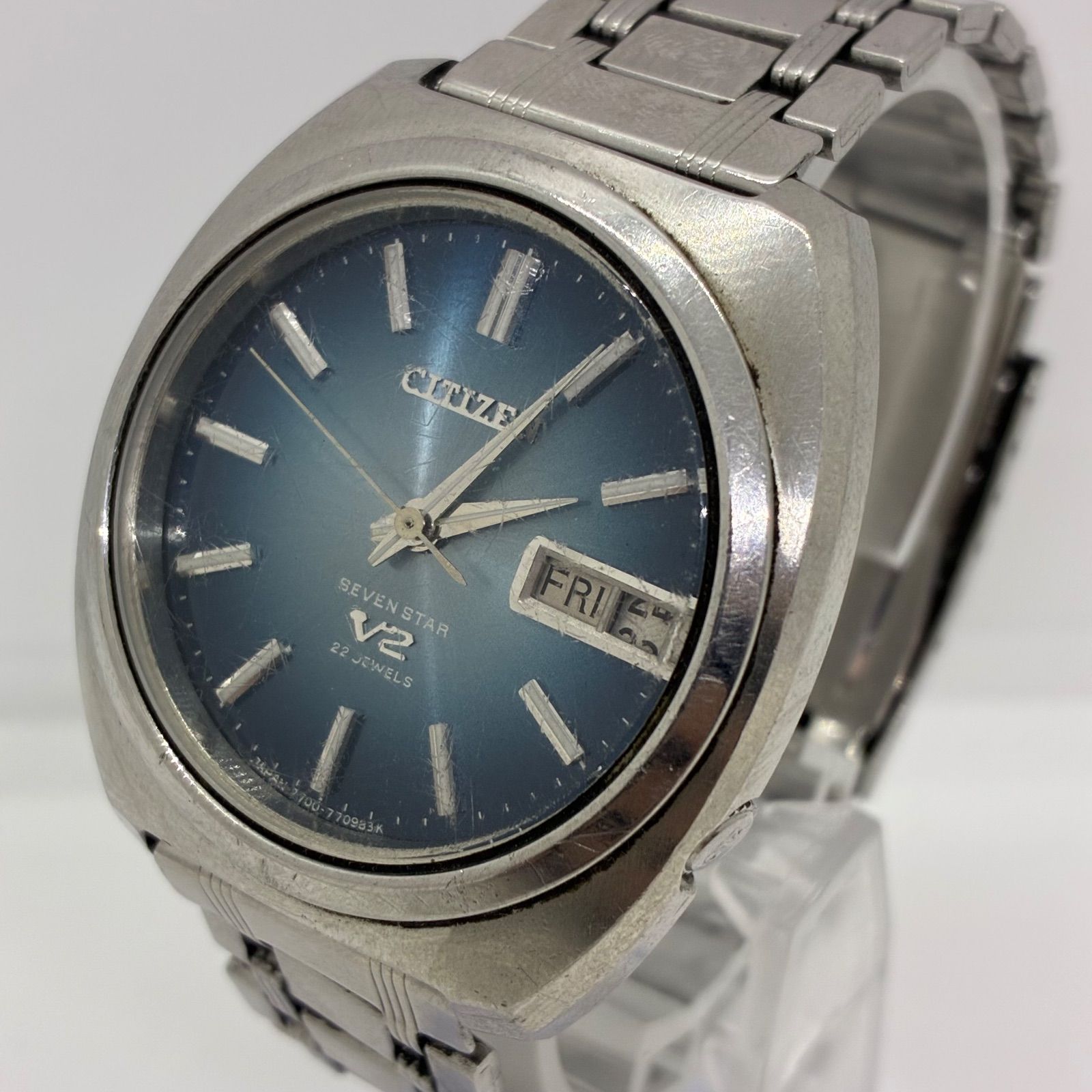 稼動品】CITIZEN SEVEN STAR V2 22石 シチズンセブンスター 自動巻き 