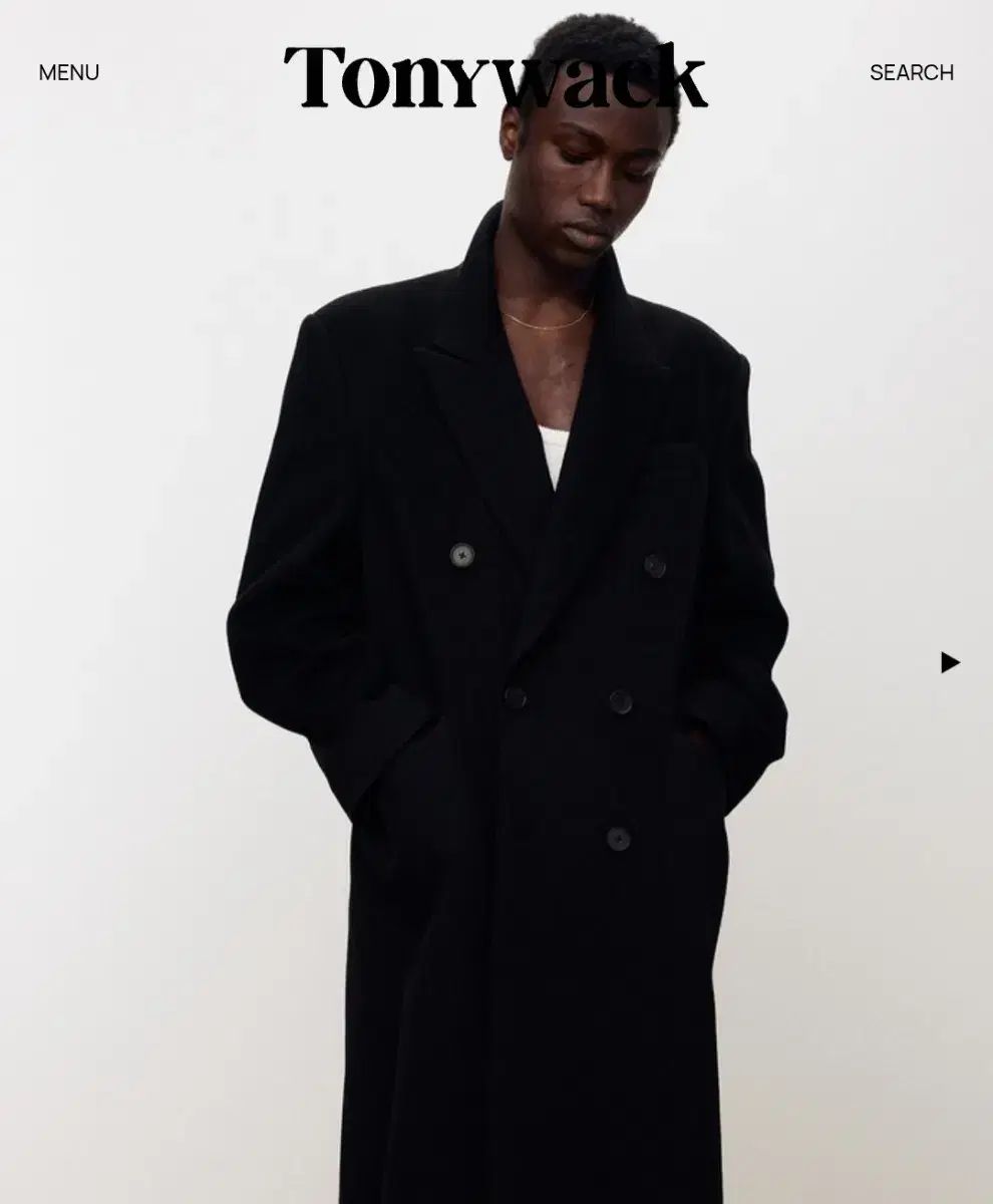 トニーウェク タグ付き 25 FW ウール カシミア ダブル コート