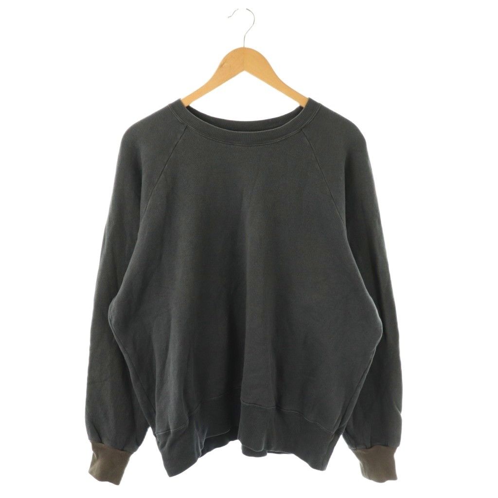 アプレッセ A.PRESSE 23 SAP-05-03 K Vintage Sweatshirt スウェットシャツ トレーナー 3 チャコールグレー |ES OS AD