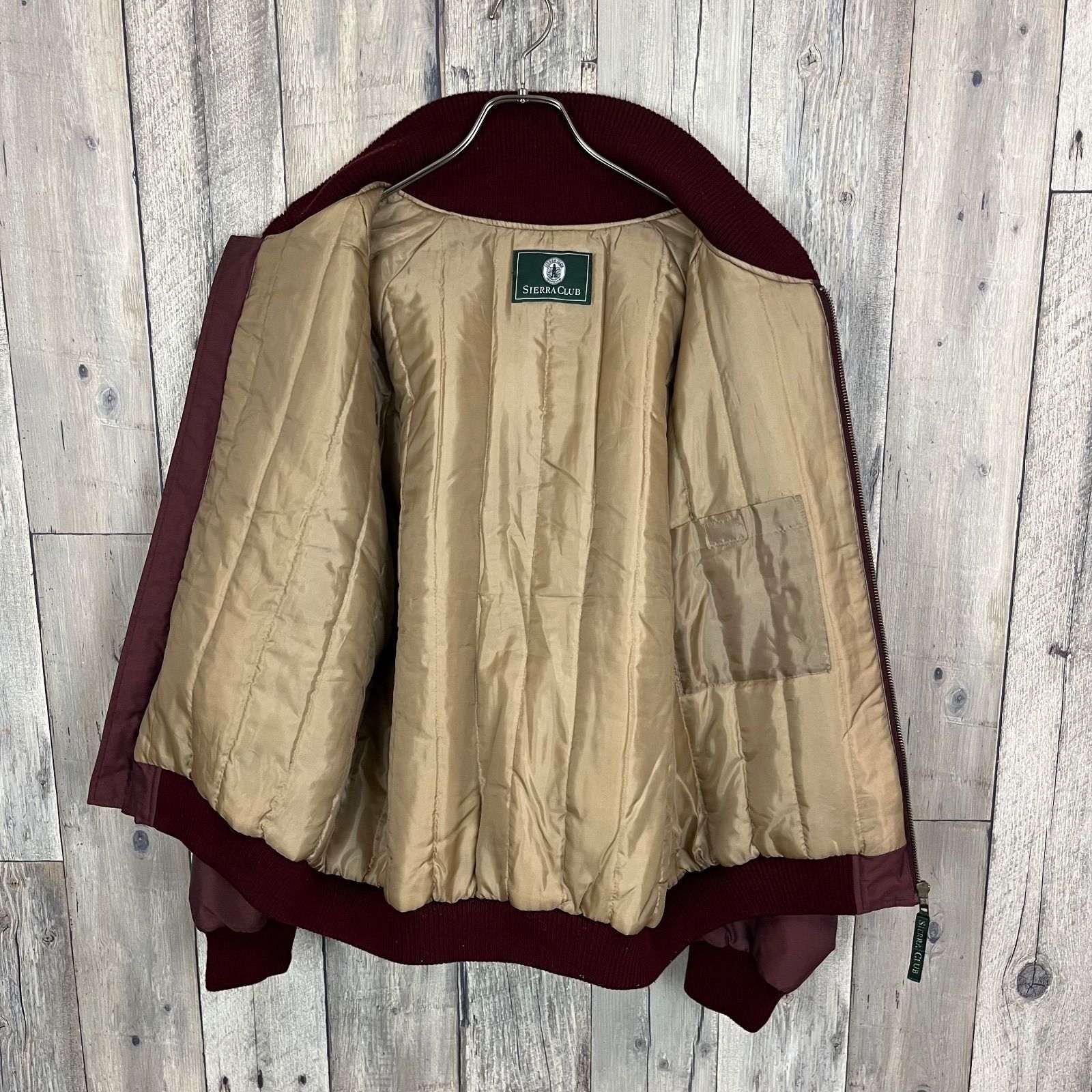OLD SIERRA CLUB 90s シエラクラブ バーガンディー ラグラン ナイロン 