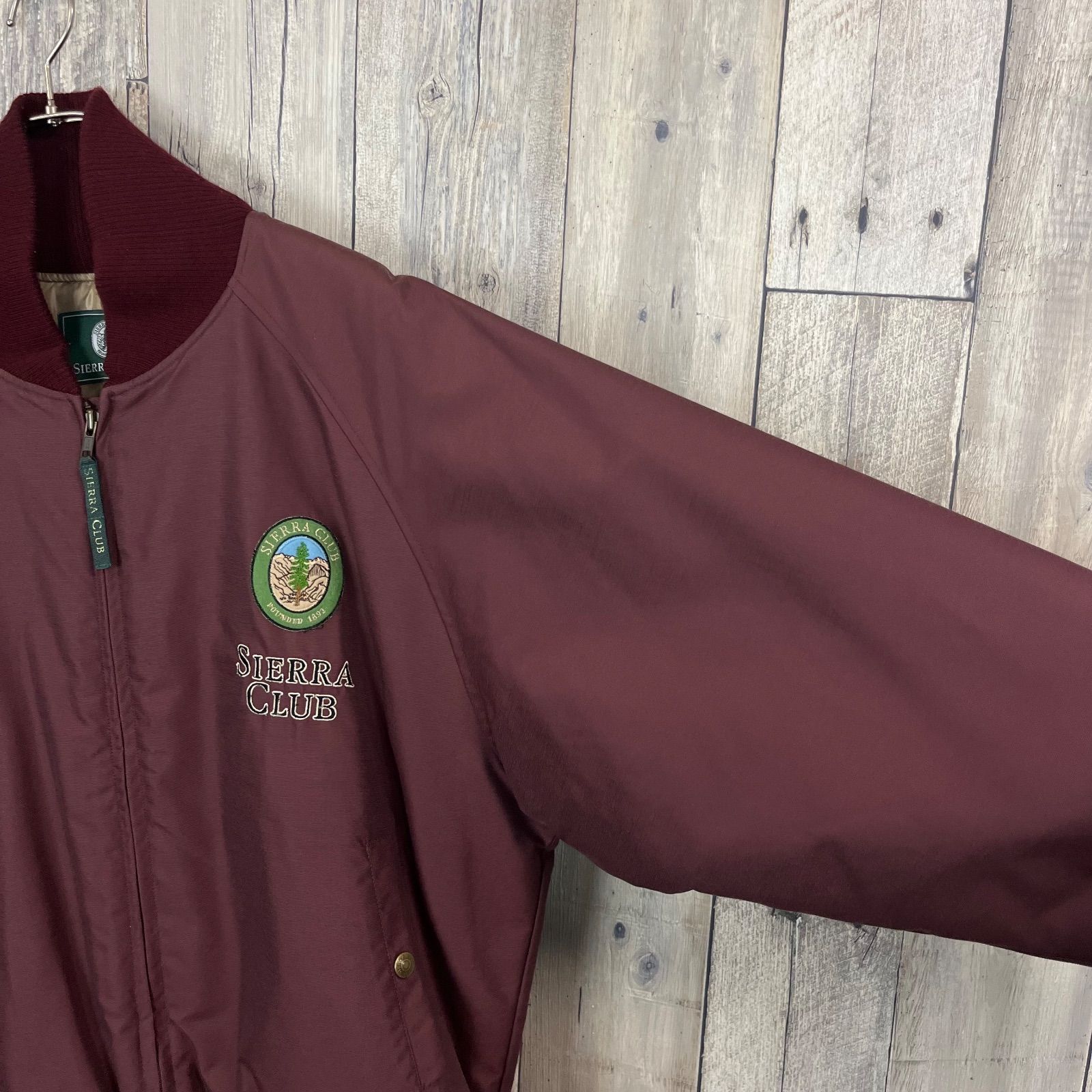 OLD SIERRA CLUB 90s シエラクラブ バーガンディー ラグラン ナイロン 