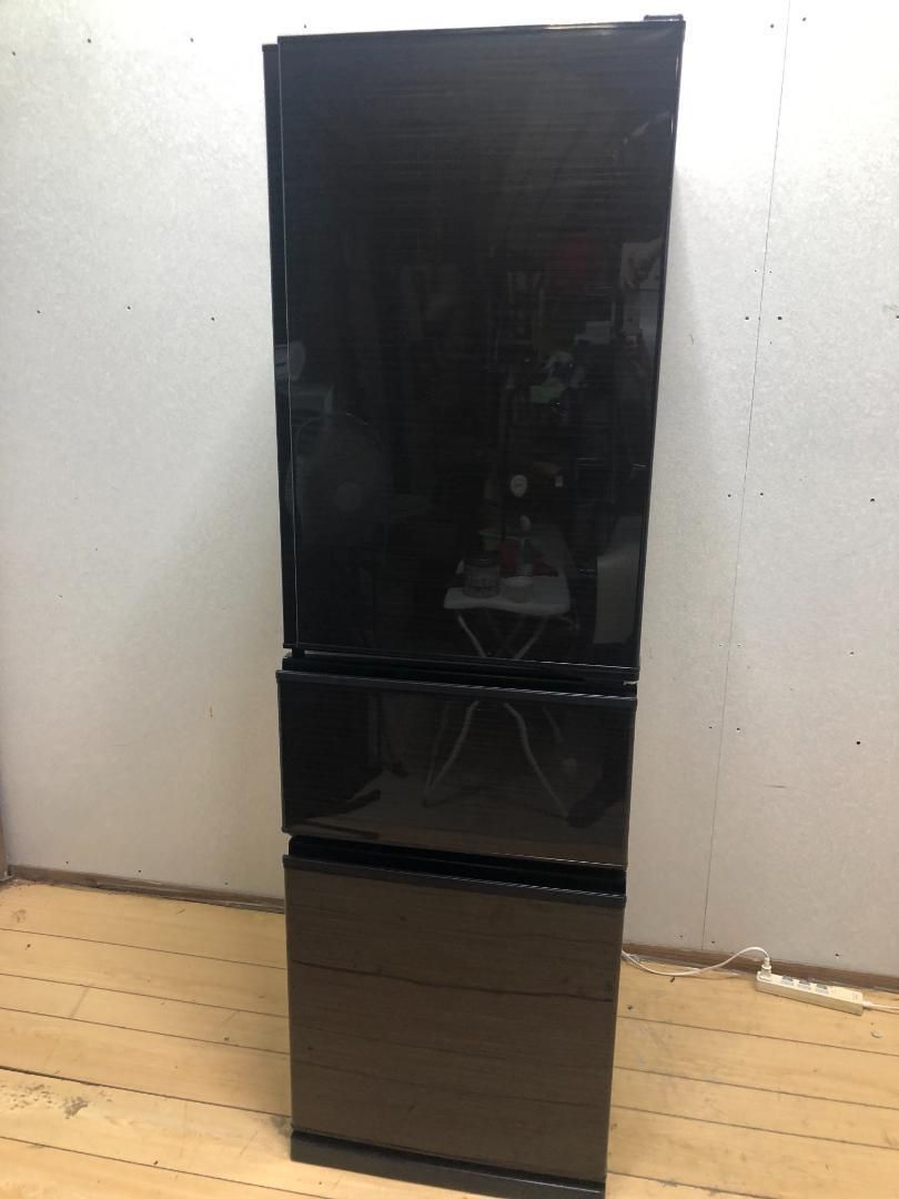 美品 三菱電機 MITSUBISHI 冷蔵庫 300L 3ドア MR-CX30BKE-BR 2020年製